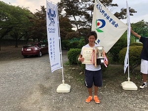 男子シングルス優勝