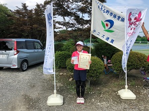 女子シングルス準優勝