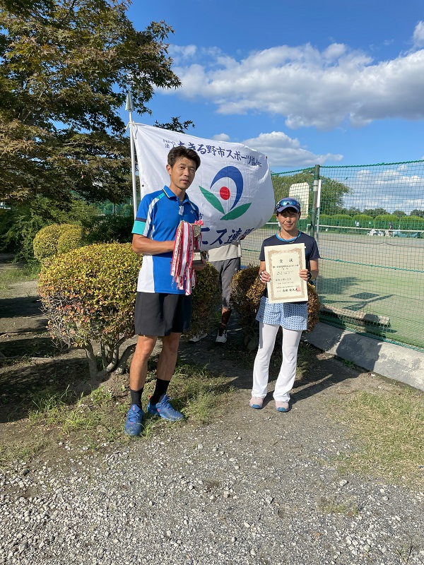 ミックスダブルス優勝