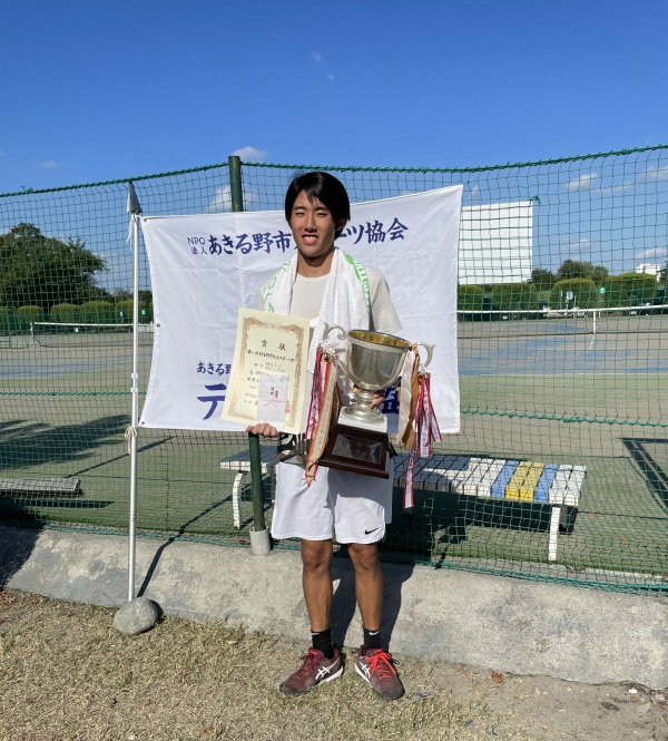 男子シングルス優勝