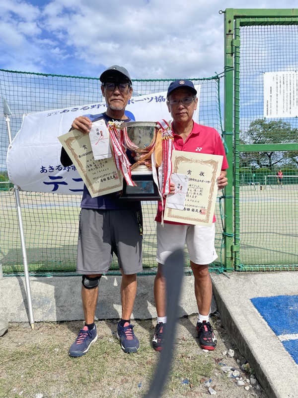 男子ベテランダブルス優勝