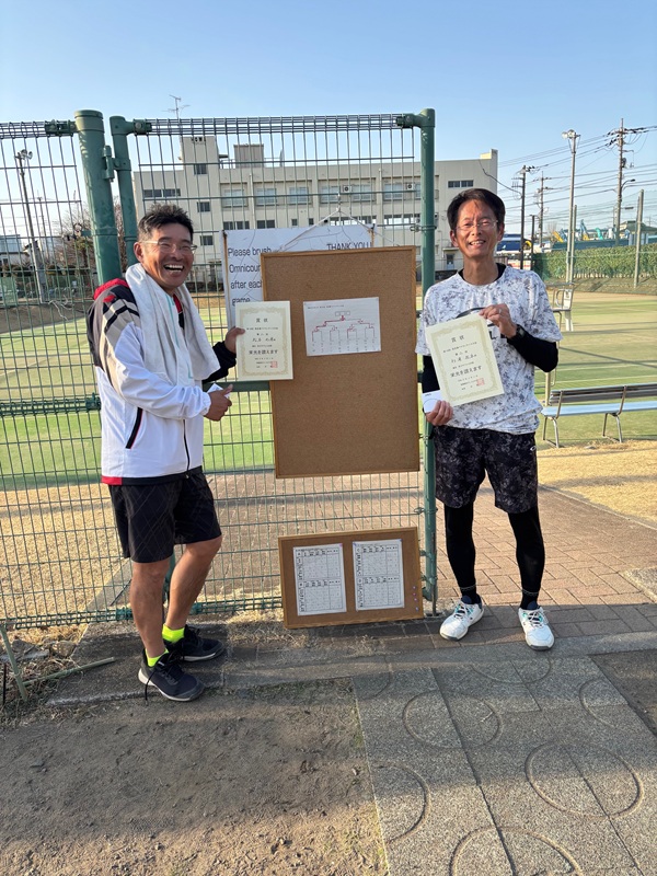 西多摩ベテランテニス大会準優勝