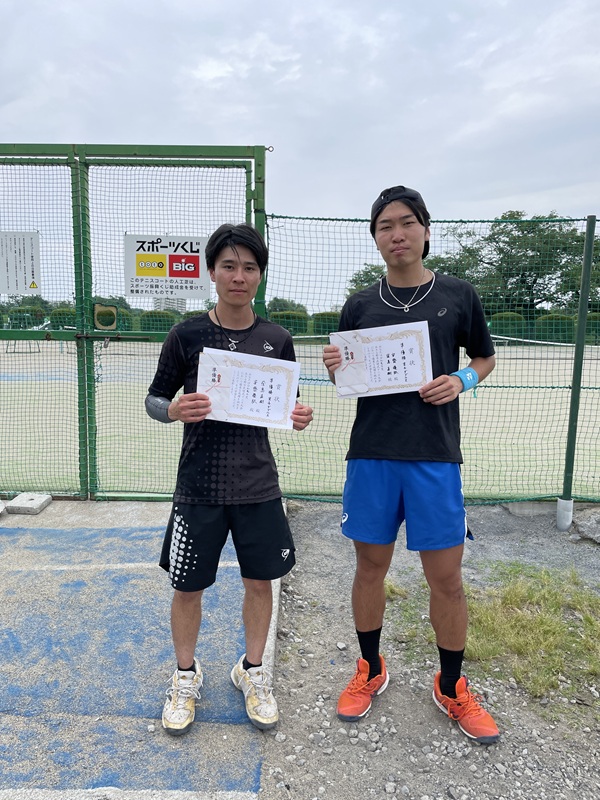男子準優勝