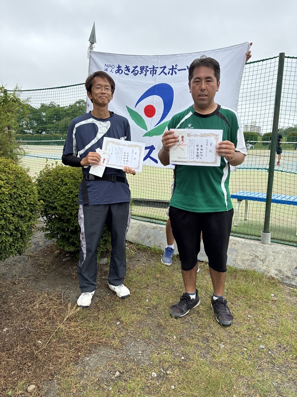 男子準優勝